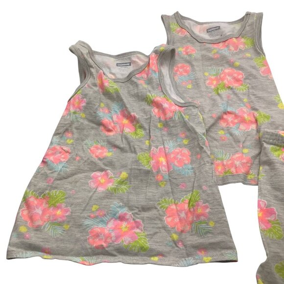 Garanimals Toddler Girls Lot Floral Tank Tops & Shorts 3Pc 5T Shirt & 4T Shorts - Picture 3 of 13